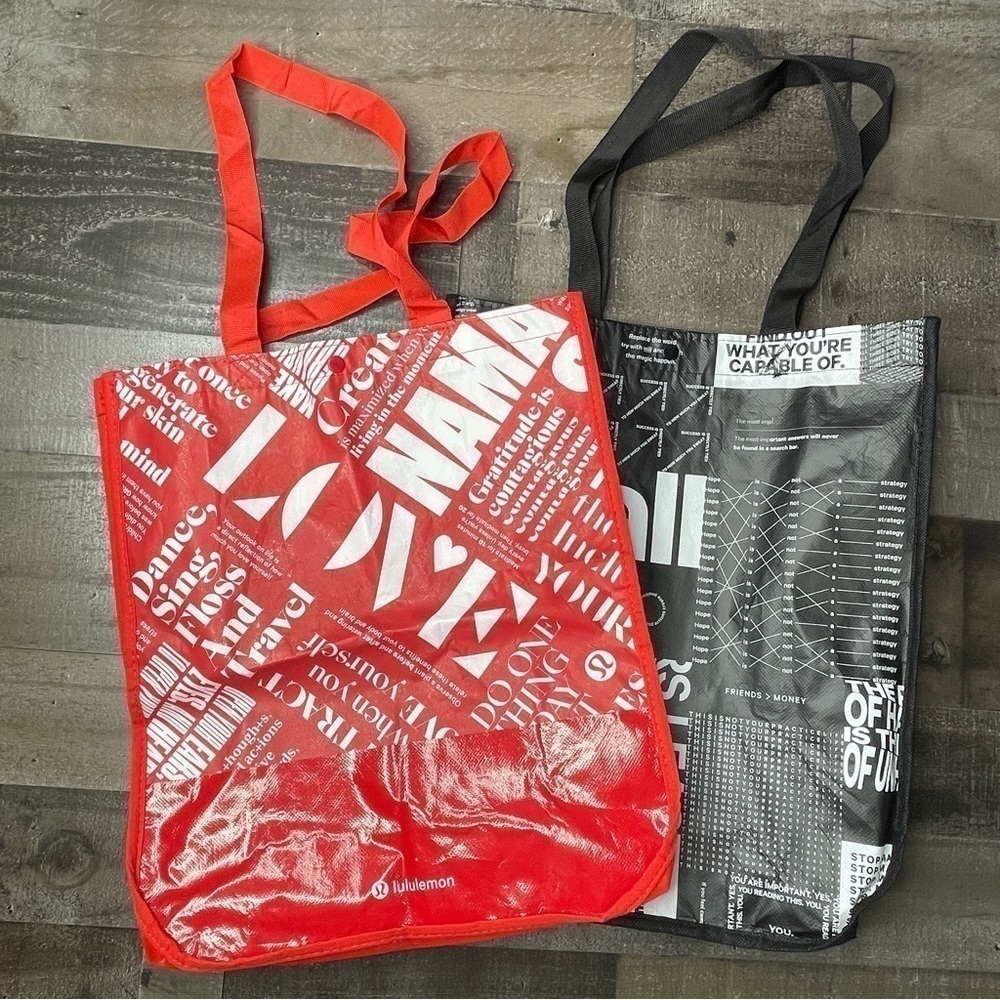 Lululemon Reuse-able Large Shopping Tote Bundle
